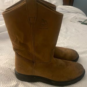 Mens Georgia boots ranch and farm sz 10 worn only a few times
